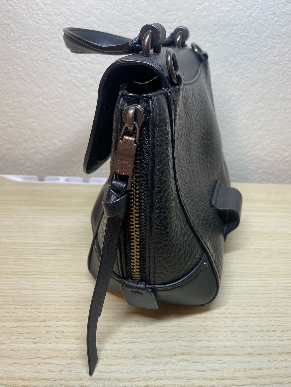 Coach Black Mini Faye Backpack - Picture 4 of 13